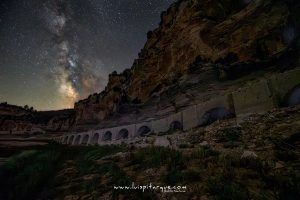 Milky Way over Monroyo Aragón dark sky photo by Luis Pitarque